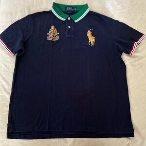 Polo Ralph Lauren Navy Polo Shirt with Embroidered Logo